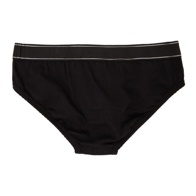 Shop Dolce & Gabbana Black Jersey Boxer Briefs In N0000 Nero