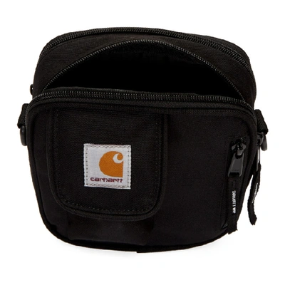 Shop Carhartt Work In Progress Black Small Essentials Bag