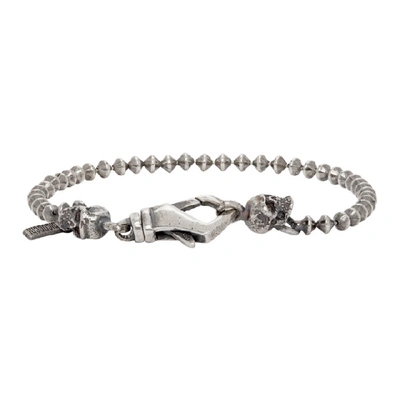 Shop Emanuele Bicocchi Silver Throttle Chain Bracelet