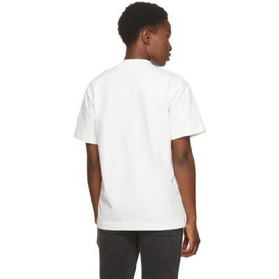 Shop Alexander Wang Off-white Saw Blade T-shirt In 104 Soft Wh