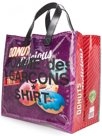 Shop Comme Des Garçons Shirt Print Bag