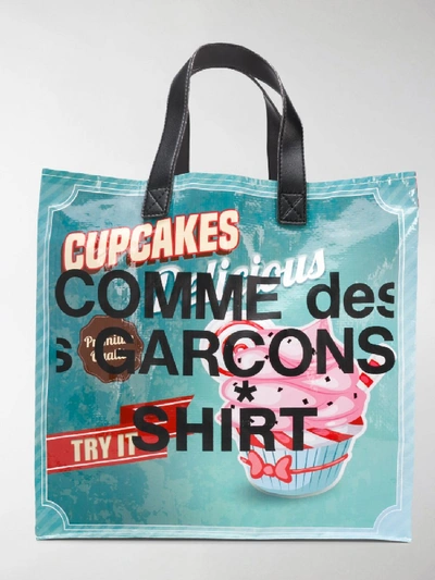 Shop Comme Des Garçons Shirt Print Bag