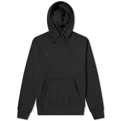 Shop Nike Acg Hoody In Black