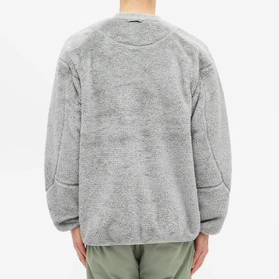 Shop And Wander High Loft Fleece Sweat In Grey