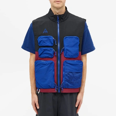 Shop Nike Acg Vest In Black