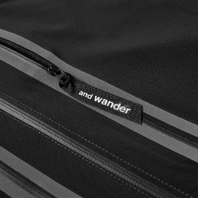 Shop And Wander 2.5 Layer Rain Jacket In Black
