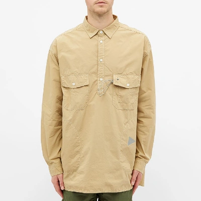 Shop And Wander Cordura Typewriter Shirt In Brown