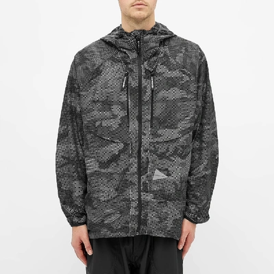 Shop And Wander Reflective Raschel Ripstop Jacket In Black