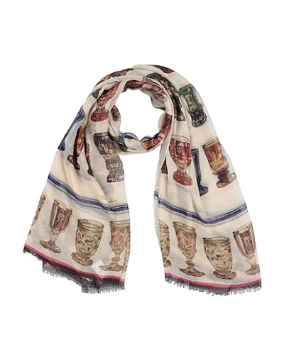 Shop Dolce & Gabbana Scarves In Slate Blue