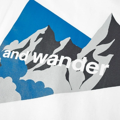 Shop And Wander Knife Ridge Tee In White