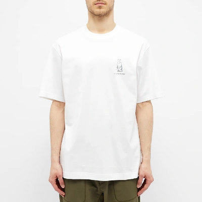 Shop And Wander Knife Ridge Tee In White