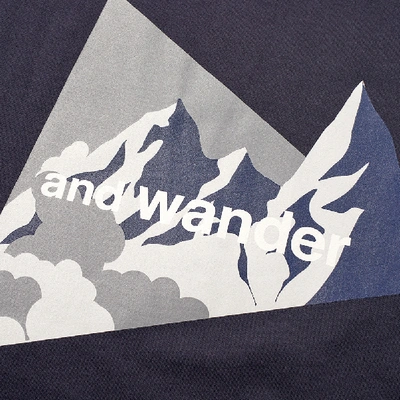 Shop And Wander Knife Ridge Tee In Blue