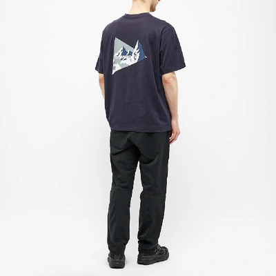 Shop And Wander Knife Ridge Tee In Blue