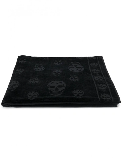 Shop Alexander Mcqueen Cotton Beach Towel