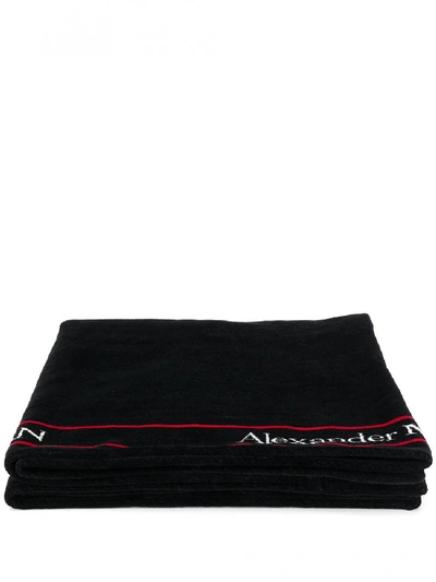 Shop Alexander Mcqueen Cotton Beach Towel