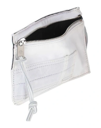 Shop Maison Margiela Woman Cross-body Bag White Size - Soft Leather, Textile Fibers