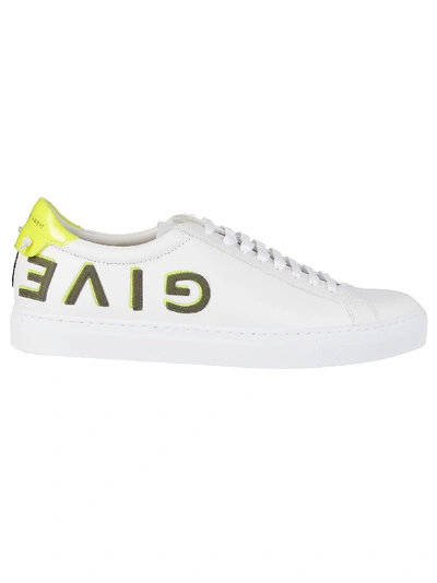 Shop Givenchy White Leather Urban Street Sneakers