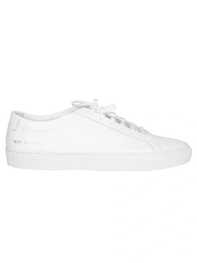 Shop Common Projects White Leather Achilles Sneakers