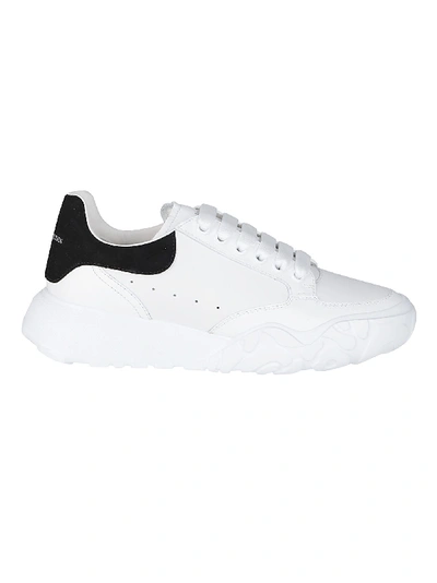 Shop Alexander Mcqueen White Leather Sneaker In White Black
