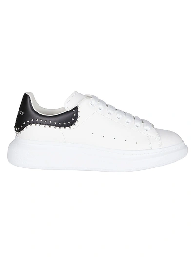 Alexander Mcqueen White & Black Studded Oversized Sneakers | ModeSens
