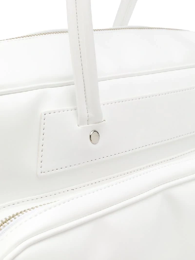 Shop Comme Des Garçons Comme Des Garçons Top-handle Bowling Bag In White