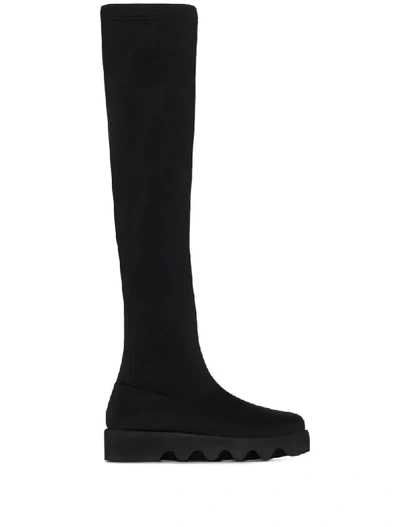 Shop Issey Miyake 'bounce' Stiefel In Black