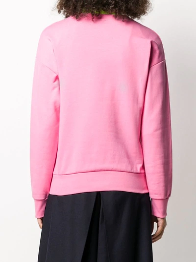 Shop Apc Mini Logo Sweatshirt In Pink