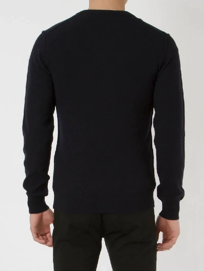 Shop Dolce & Gabbana Cashmere V-neck Sweater In Blue
