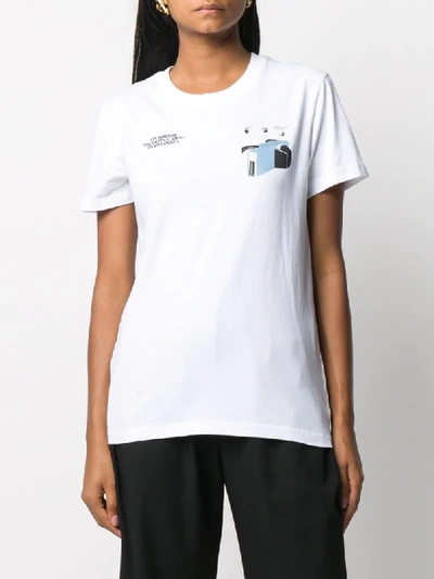 Shop Off-white Cars Slim-fit T-shirt In White