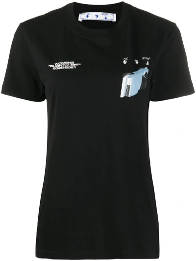 Shop Off-white Cars Slim-fit T-shirt In Black