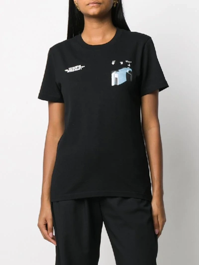 Shop Off-white Cars Slim-fit T-shirt In Black