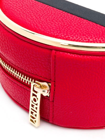 Shop Tommy Hilfiger Circle Logo Cross-body Bag In Red