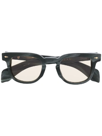 Shop Jacques Marie Mage Jax Sunglasses In Grey