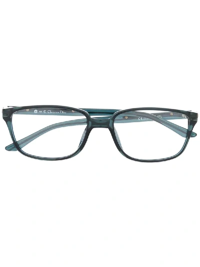 Pre-owned Dior 1990s  Square Glasses In Blue