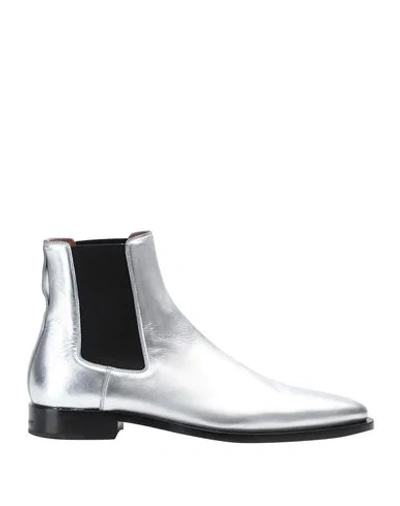 Shop Givenchy Boots In Silver
