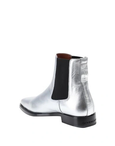 Shop Givenchy Boots In Silver