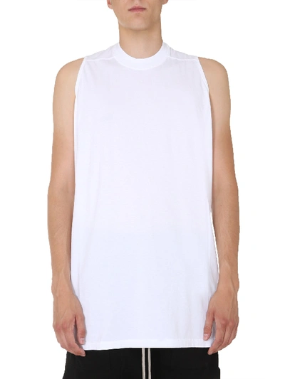 Shop Rick Owens Drkshdw Crew Neck Top In White