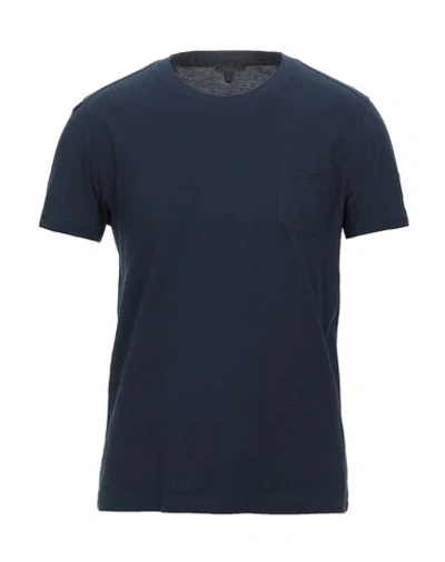 Shop Belstaff T-shirts In Dark Blue