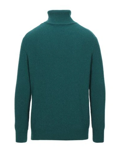 Shop Aragona Turtlenecks In Emerald Green