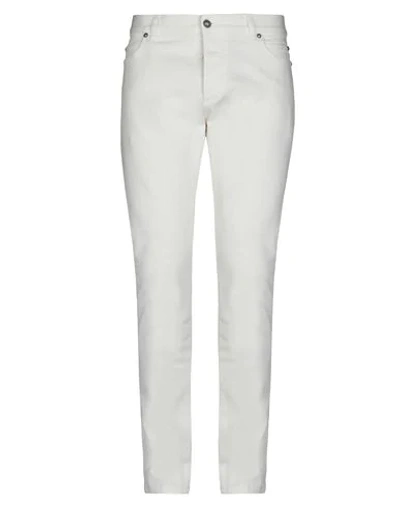 Shop Balmain Jeans In White