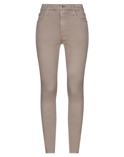 Shop Ag Casual Pants In Dove Grey