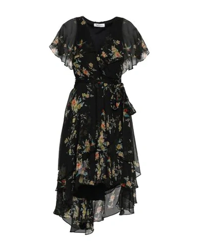 Shop Zimmermann 3/4 Length Dresses In Black