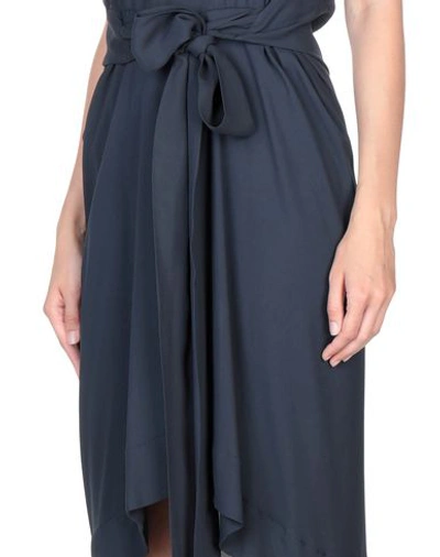 Shop Vivienne Westwood Anglomania Midi Dresses In Dark Blue