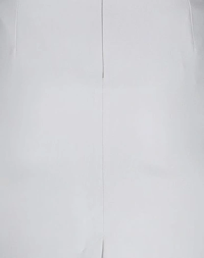 Shop Armani Collezioni Knee Length Skirts In Light Grey