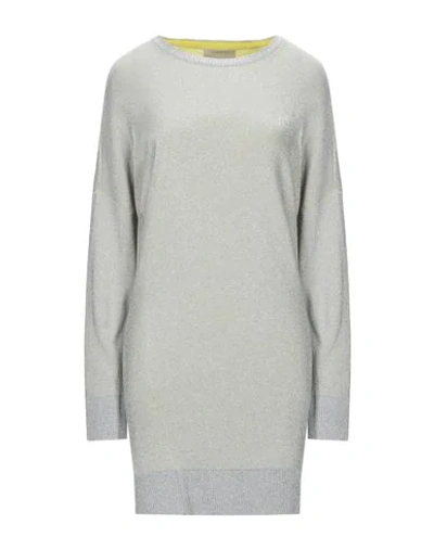 Shop Laneus Woman Mini Dress Light Grey Size 6 Wool, Viscose, Polyester