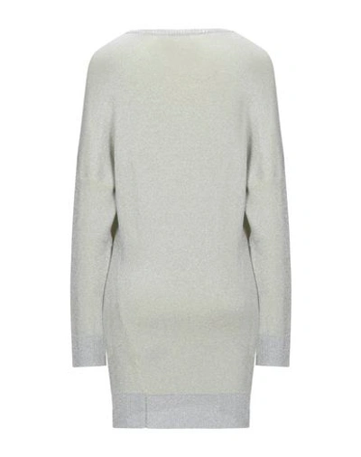 Shop Laneus Woman Mini Dress Light Grey Size 6 Wool, Viscose, Polyester