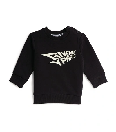 Shop Givenchy Kids 3/4-sleeved Logo Sweatshirt (6-36 Months)