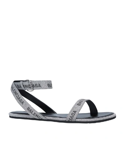 Shop Balenciaga Logo Strap Sandals