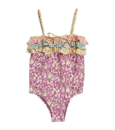 Shop Zimmermann Carnaby Floral Swimsuit (2-10 Years)