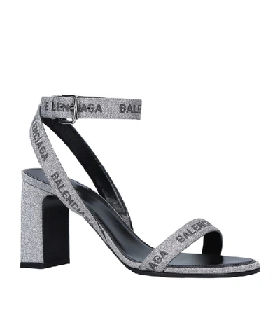 Shop Balenciaga Logo Strap Sandals 80